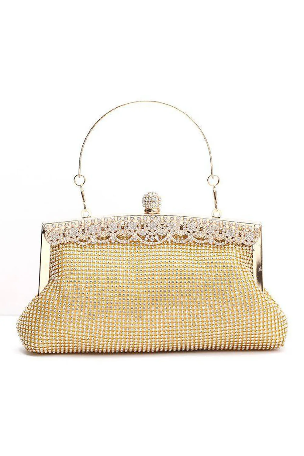 Black Sparkly Rhinestone Evening Clutch Bag sold by Zapaka product image thumbnail 4