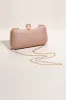 Glitter Blush Beaded Party Clutch sold by Zapaka