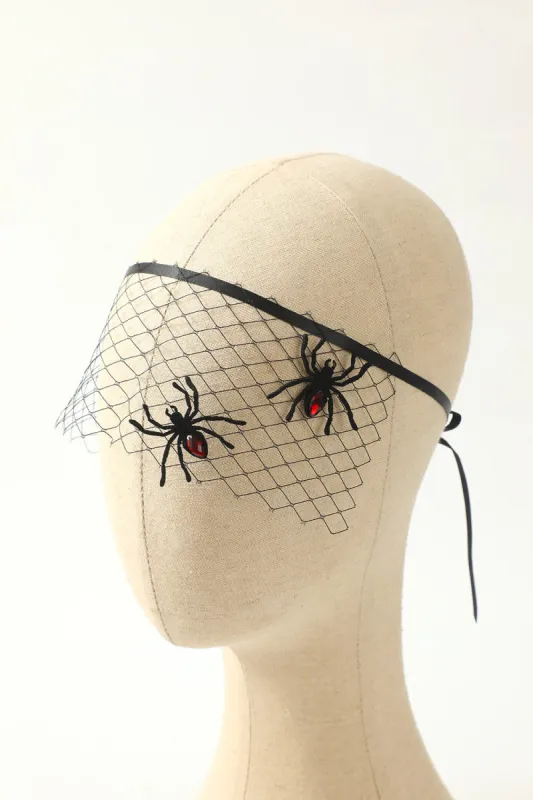 Black Mesh Halloween Headband sold by Zapaka
