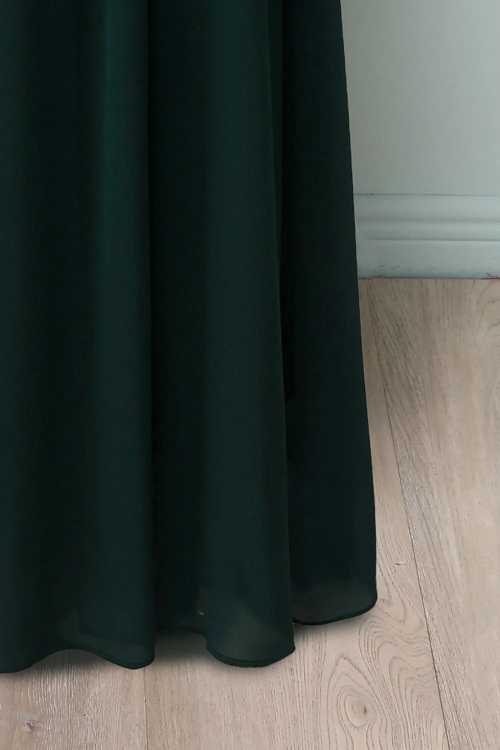Dark Green Lace Long Dress sold by Zapaka product image thumbnail 5