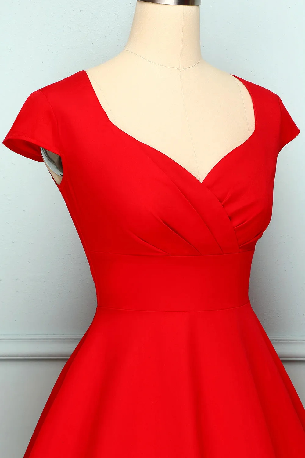Red V Neck Swing sold by Zapaka product image thumbnail 4