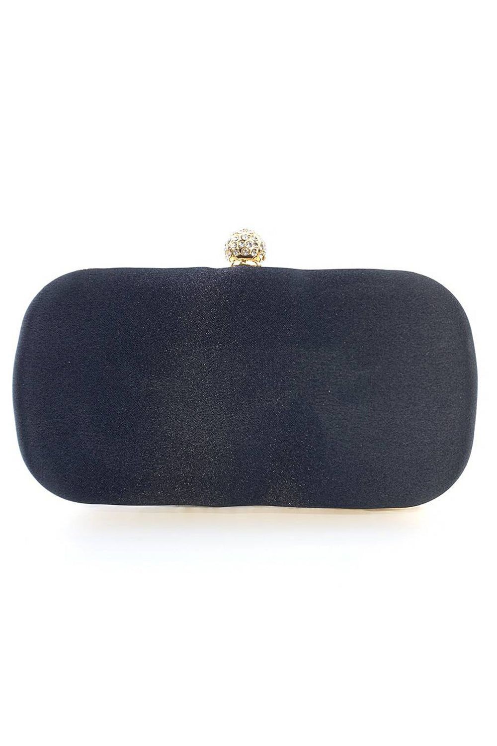 Black Sparkly Rhinestone Beaded Evening Clutch Bag sold by Zapaka product image thumbnail 2
