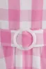 Pink Halter Plaid Sleeveless 1950s Dress With Belt sold by Zapaka