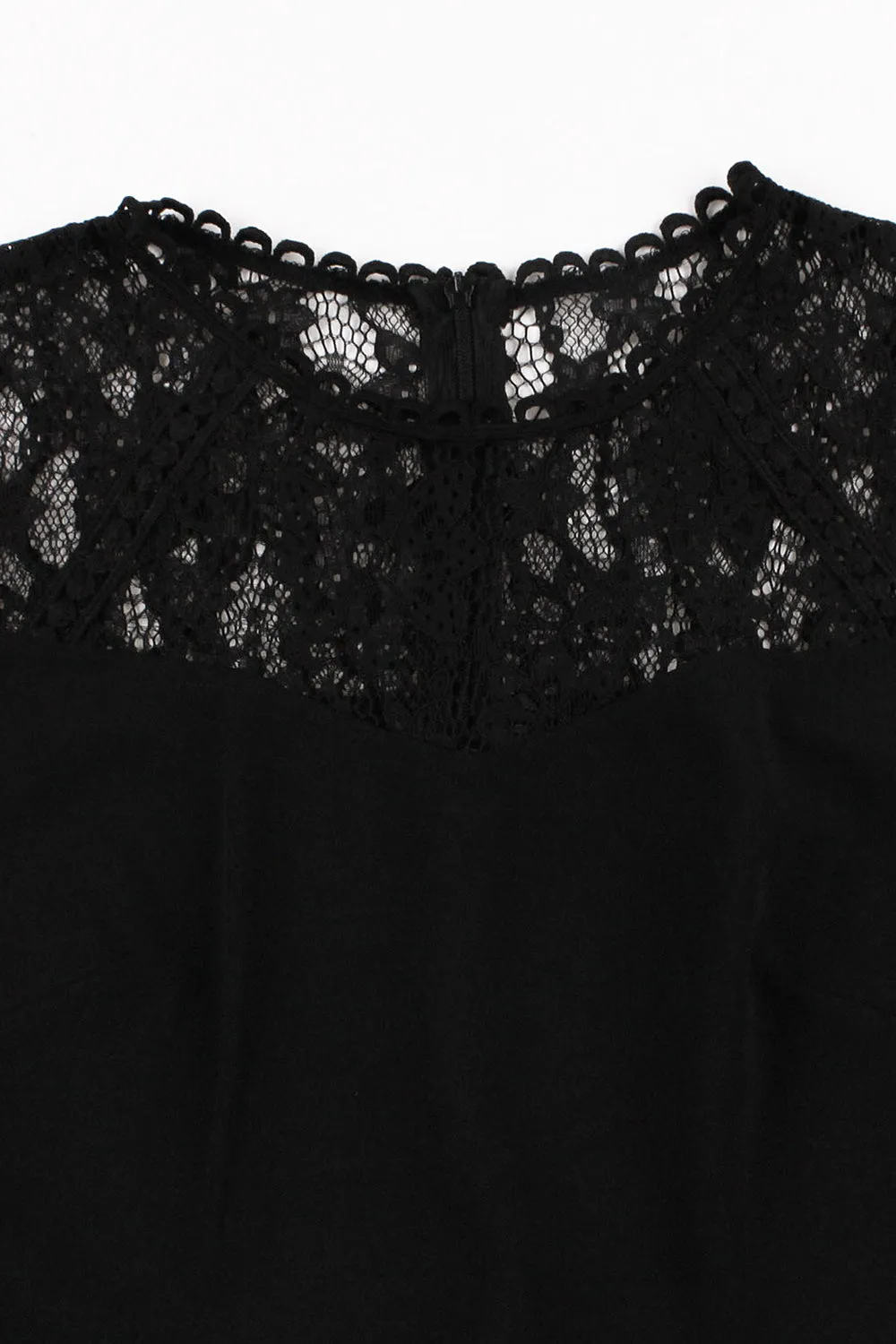 Black Swing 1950s Dress with Lace sold by Zapaka product image thumbnail 3