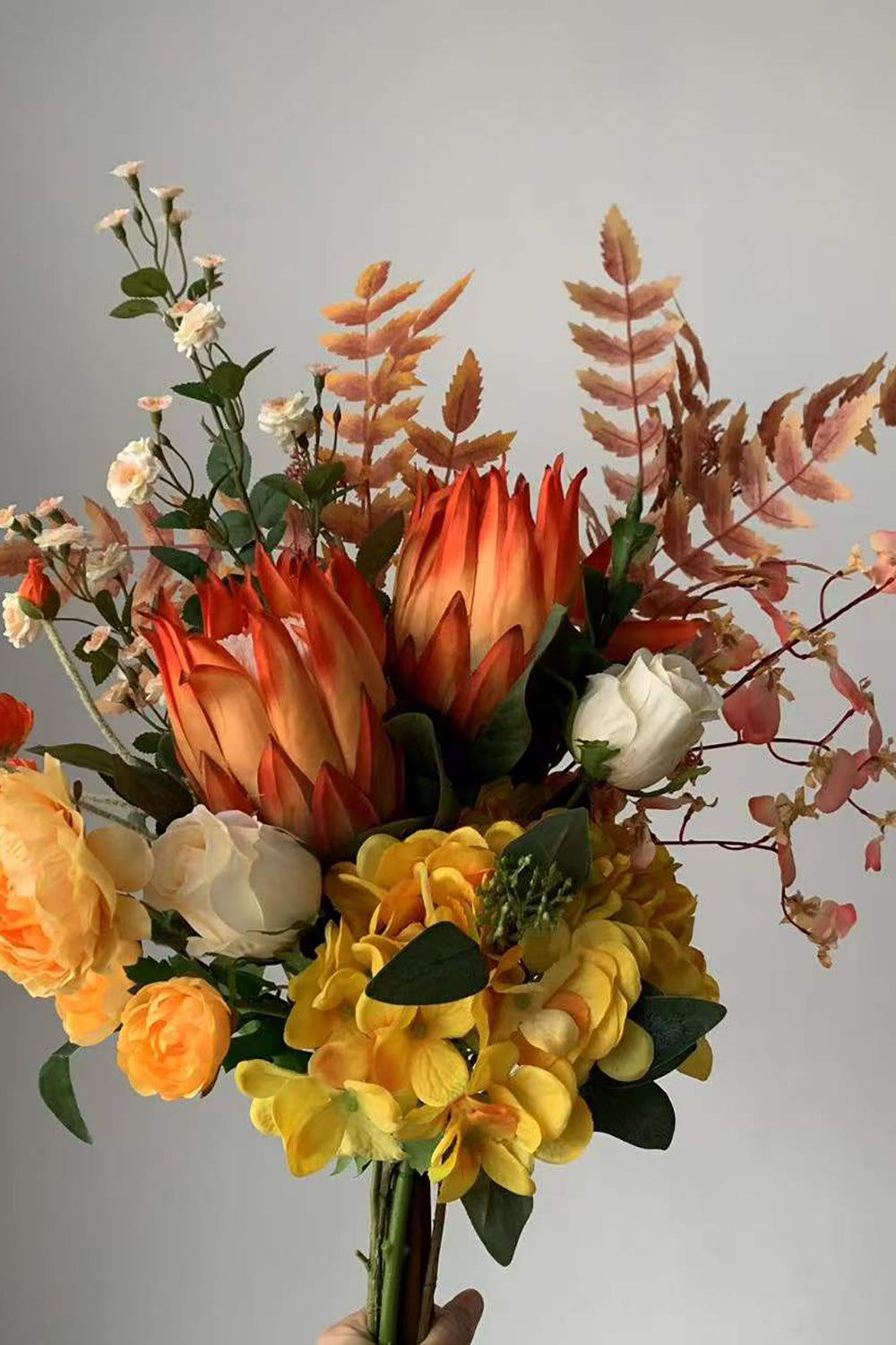 Rust Orange Bridal Bouquets sold by Zapaka