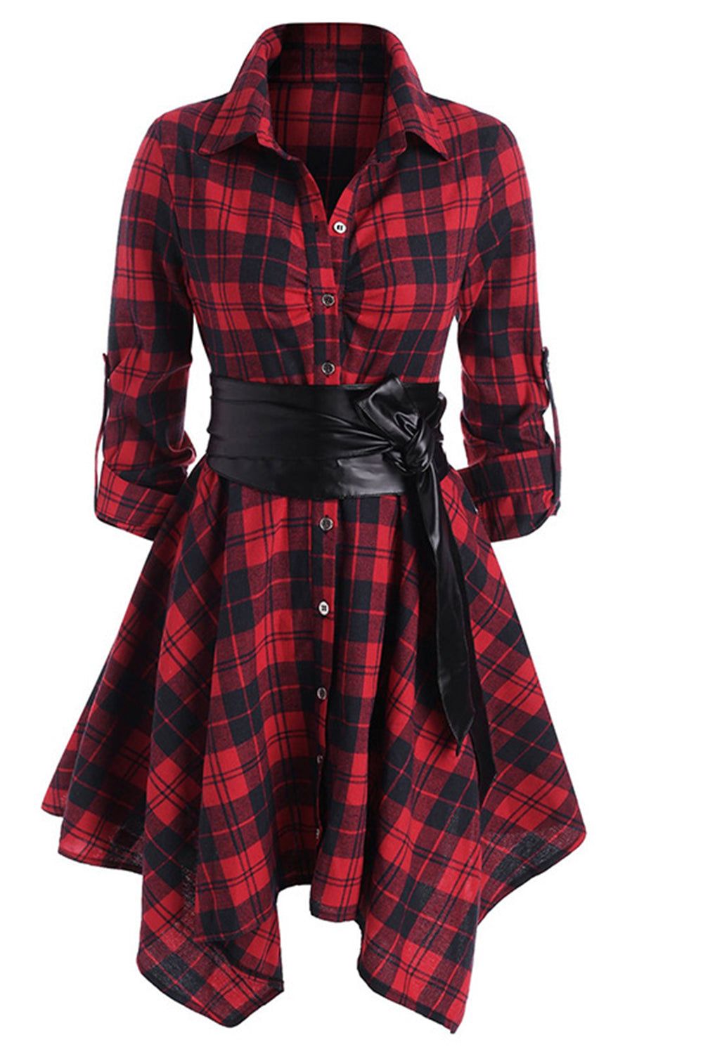 Vintage Plaid 1950s Halloween Dress sold by Zapaka product image thumbnail 3