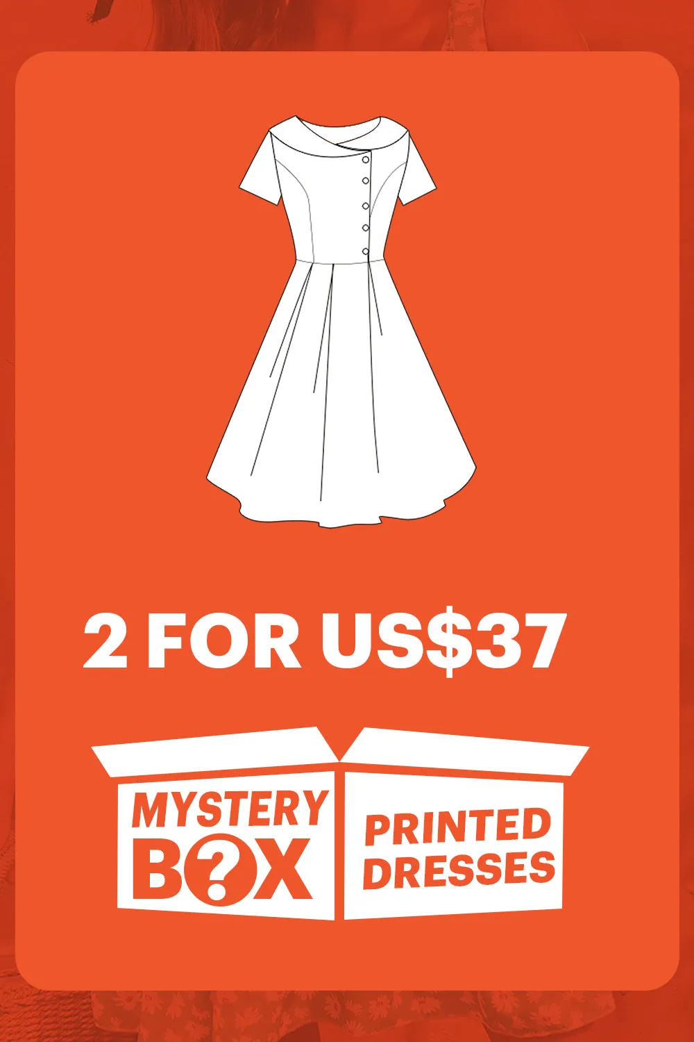 ZAPAKA MYSTERY BOX of 2Pc Printed Dresses sold by Zapaka