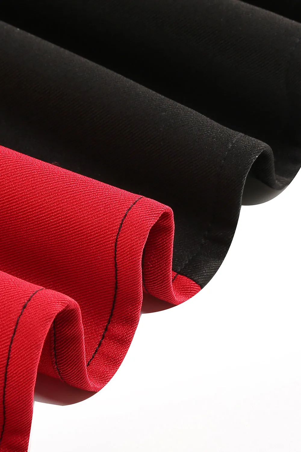 Black and Red Halloween Vintage 1950s Dress sold by Zapaka product image thumbnail 5