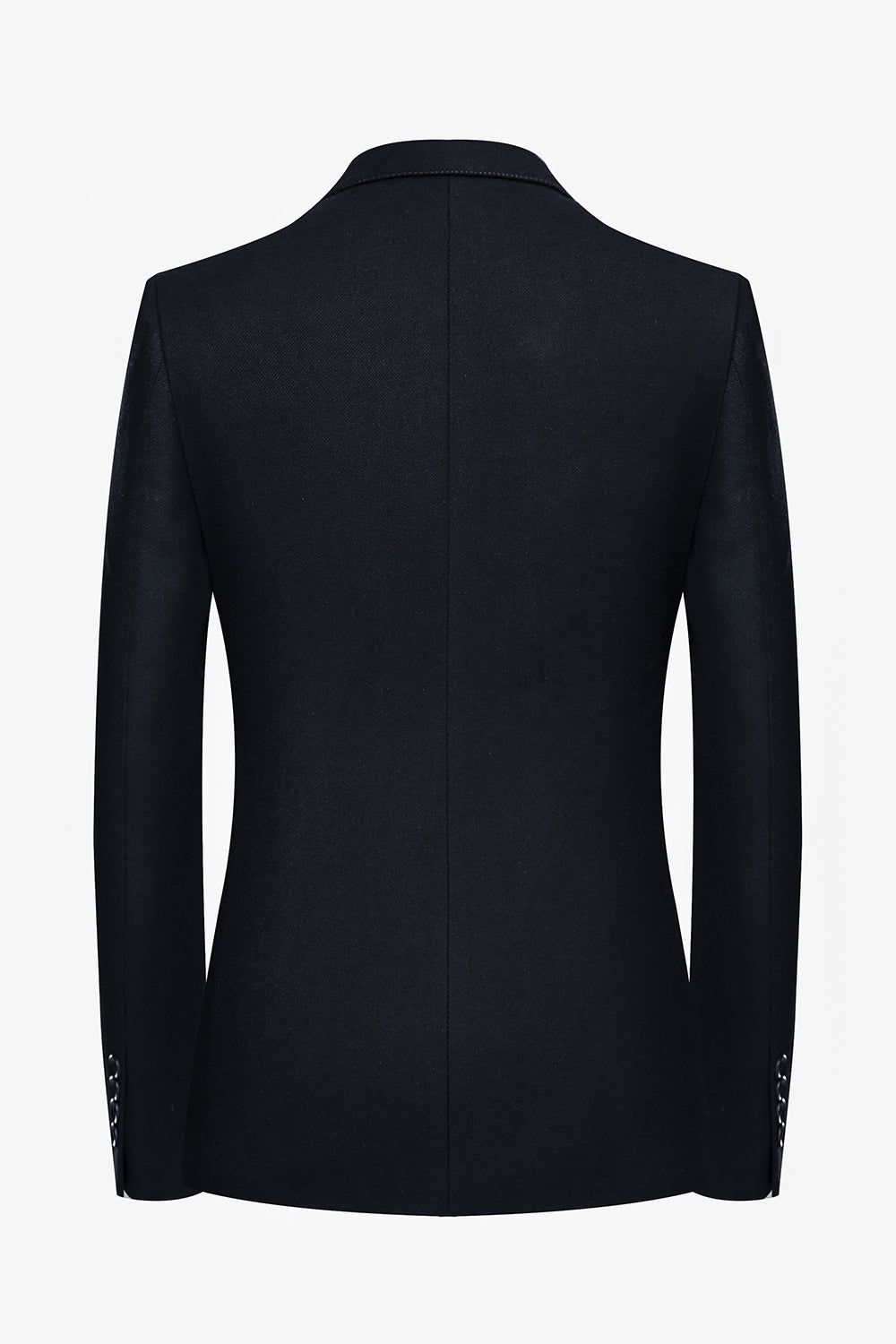 Black Solid Blazer for Men sold by Zapaka product image thumbnail 2