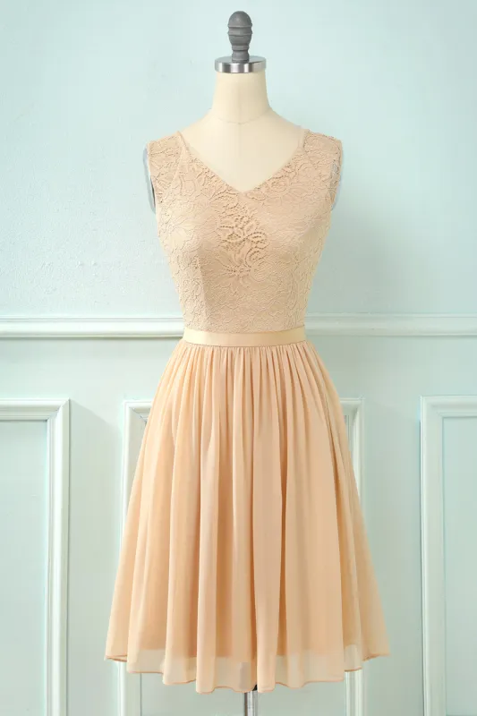 Lace Chiffon Bridesmaid Dress sold by Zapaka