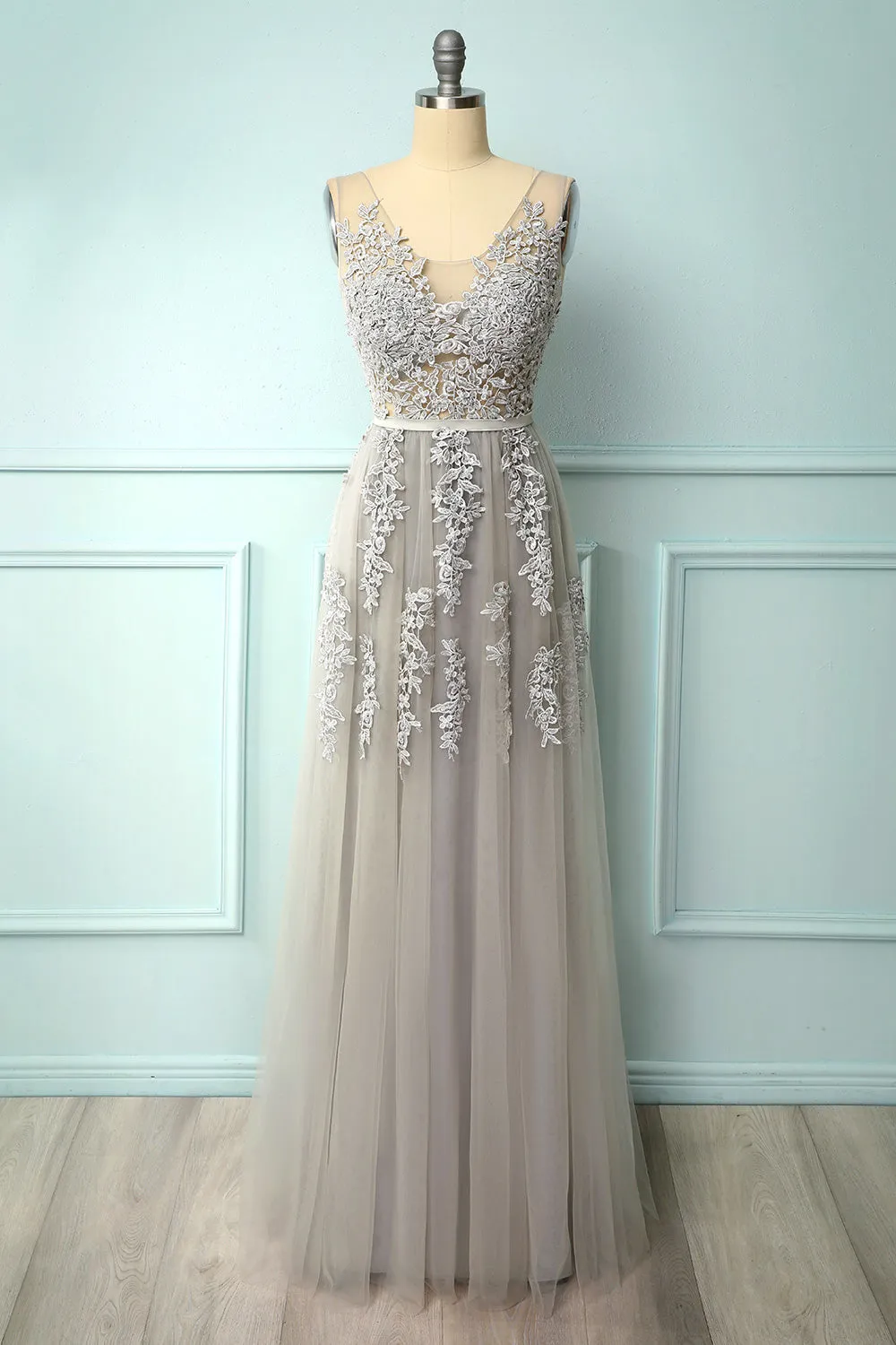 Appliques Long Prom Dress sold by Zapaka