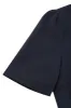 Navy Lapel Neck Vintage 1950s Dress sold by Zapaka