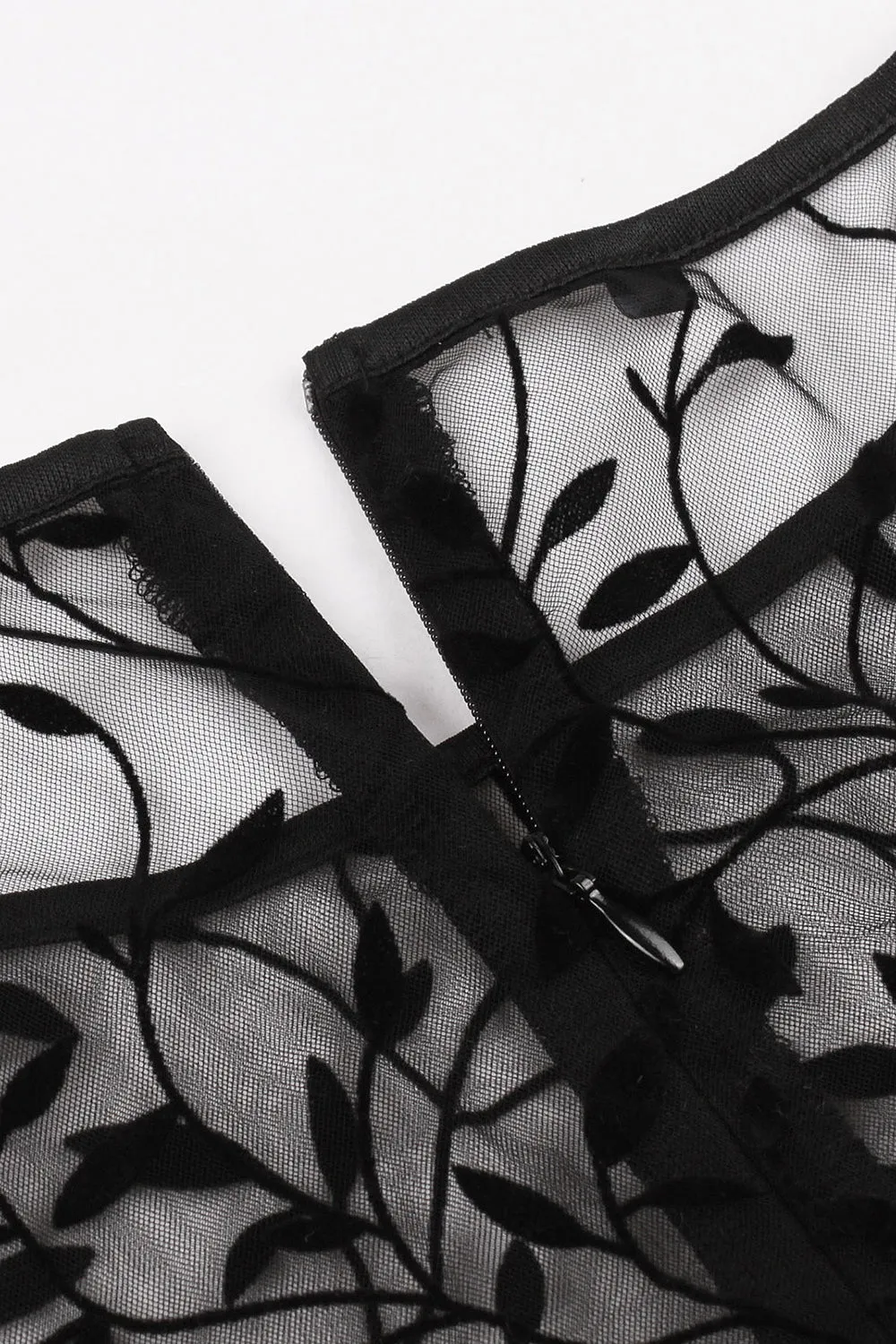 Black Lace Vintage Dress sold by Zapaka product image thumbnail 5