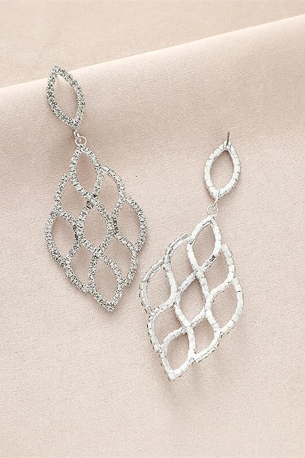 Cut Out Rhinestones Earrings sold by Zapaka product image thumbnail 4