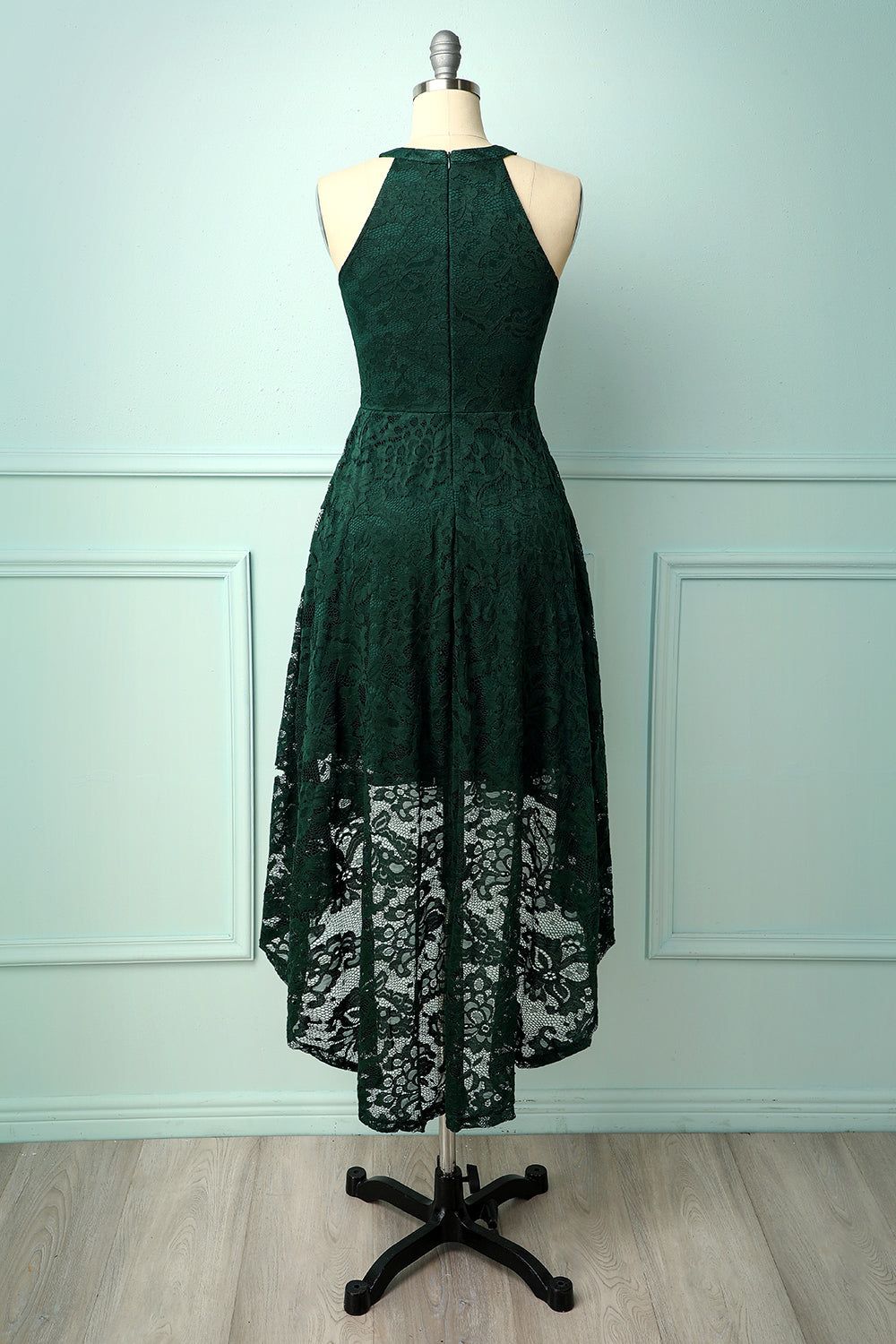 Asymmetrical Green Lace sold by Zapaka product image thumbnail 5