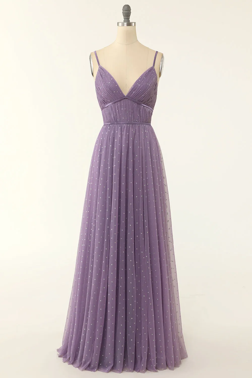 A Line Long Bridesmaid Dress with Ruffles sold by Zapaka