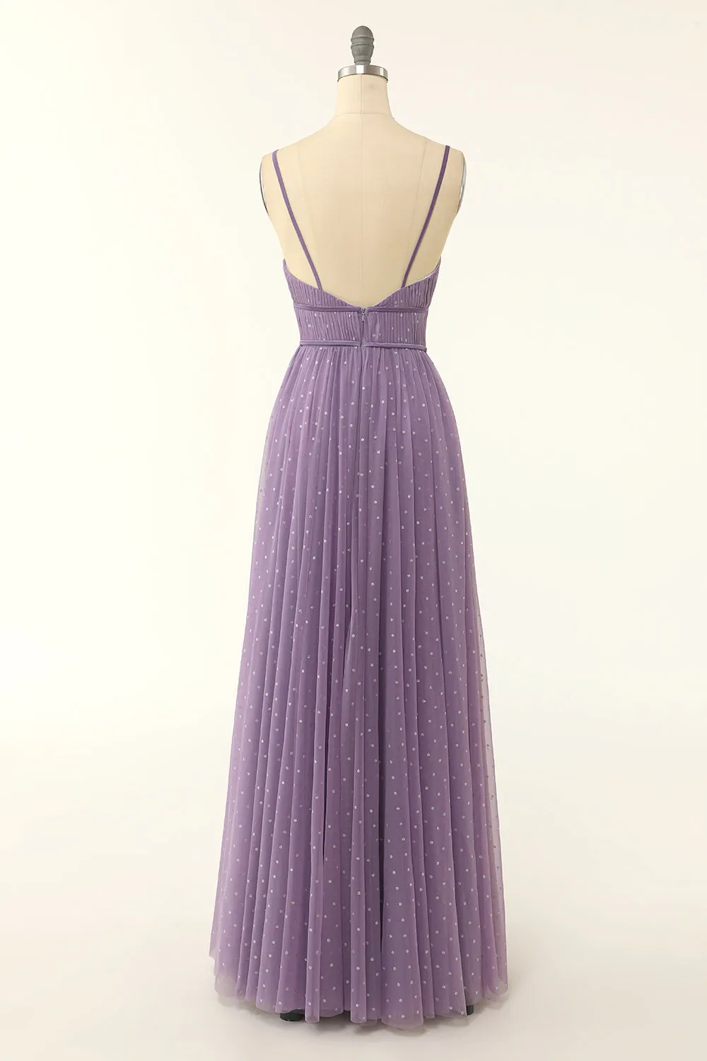 A Line Long Bridesmaid Dress with Ruffles sold by Zapaka product image thumbnail 2