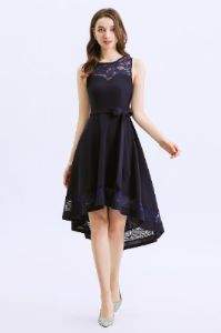 Asymmetrical Navy Dress sold by Zapaka
