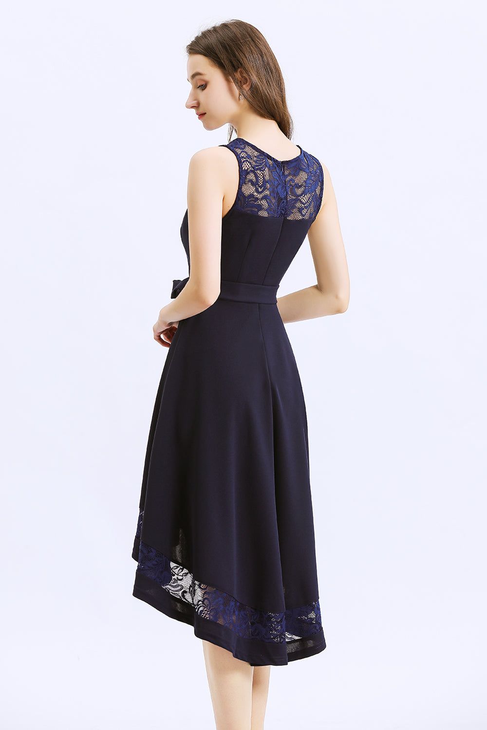 Asymmetrical Navy Dress sold by Zapaka product image thumbnail 2