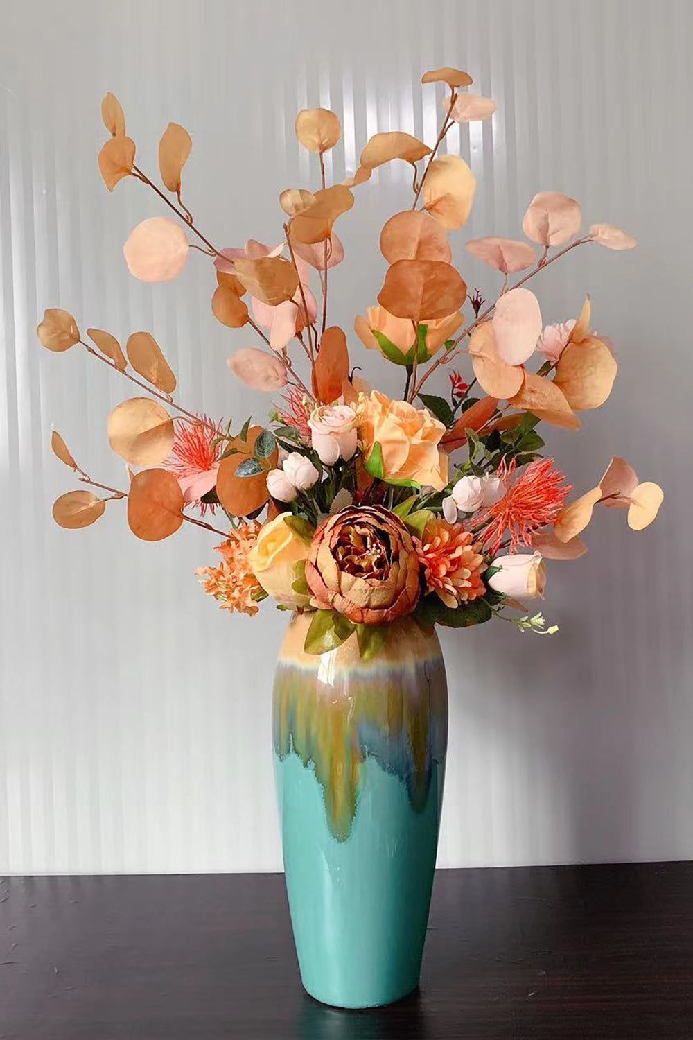 Orange Faux Bridal Handing Flowers (Vase not Included) sold by Zapaka product image thumbnail 4