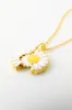 Golden Flower Necklace sold by Zapaka