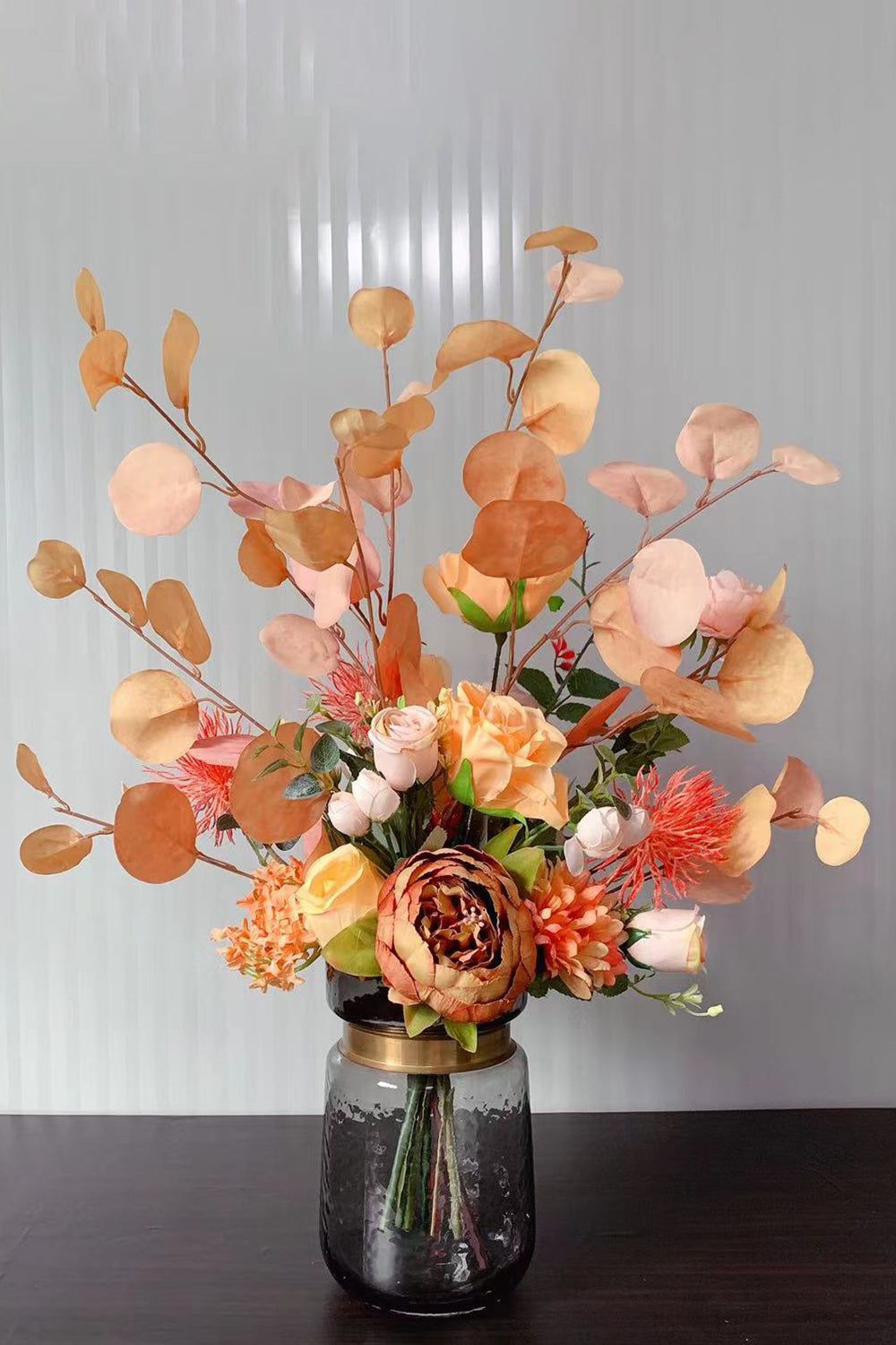 Orange Faux Bridal Handing Flowers (Vase not Included) sold by Zapaka product image thumbnail 5