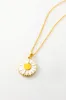 Golden Flower Necklace sold by Zapaka