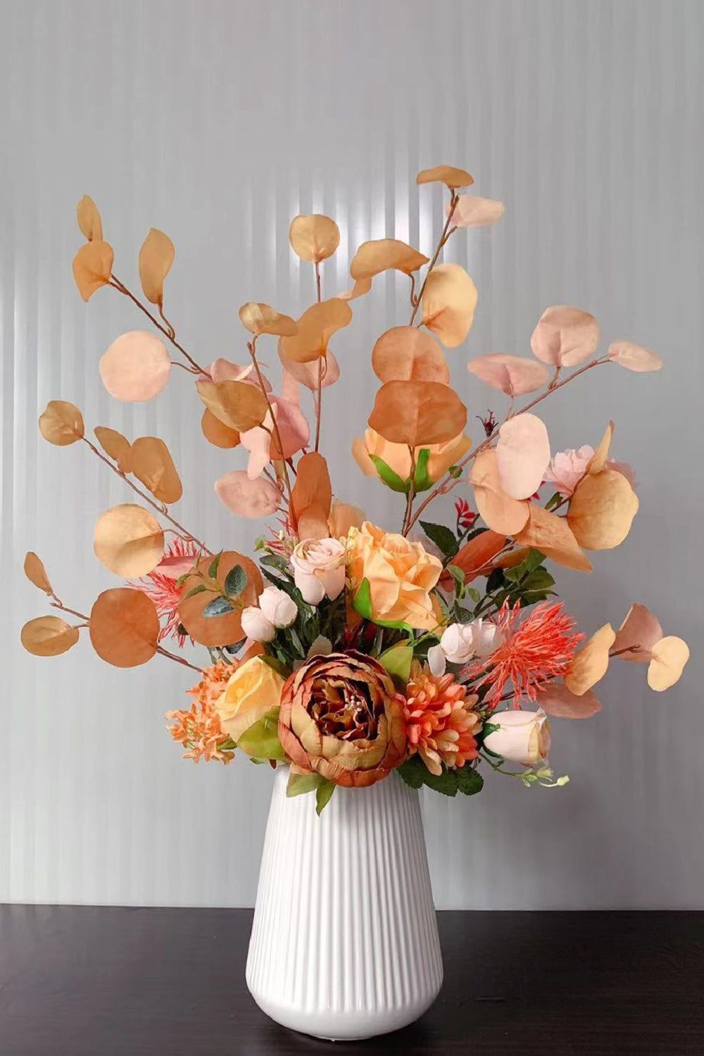 Orange Faux Bridal Handing Flowers (Vase not Included) sold by Zapaka product image thumbnail 3