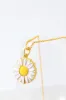 Golden Flower Necklace sold by Zapaka
