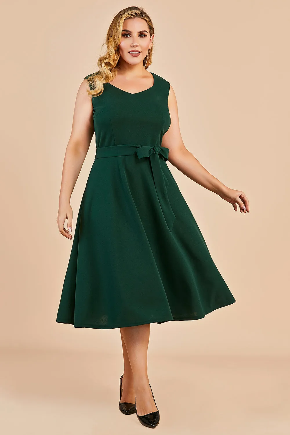Plus Size Vintage Swing Dress sold by Zapaka