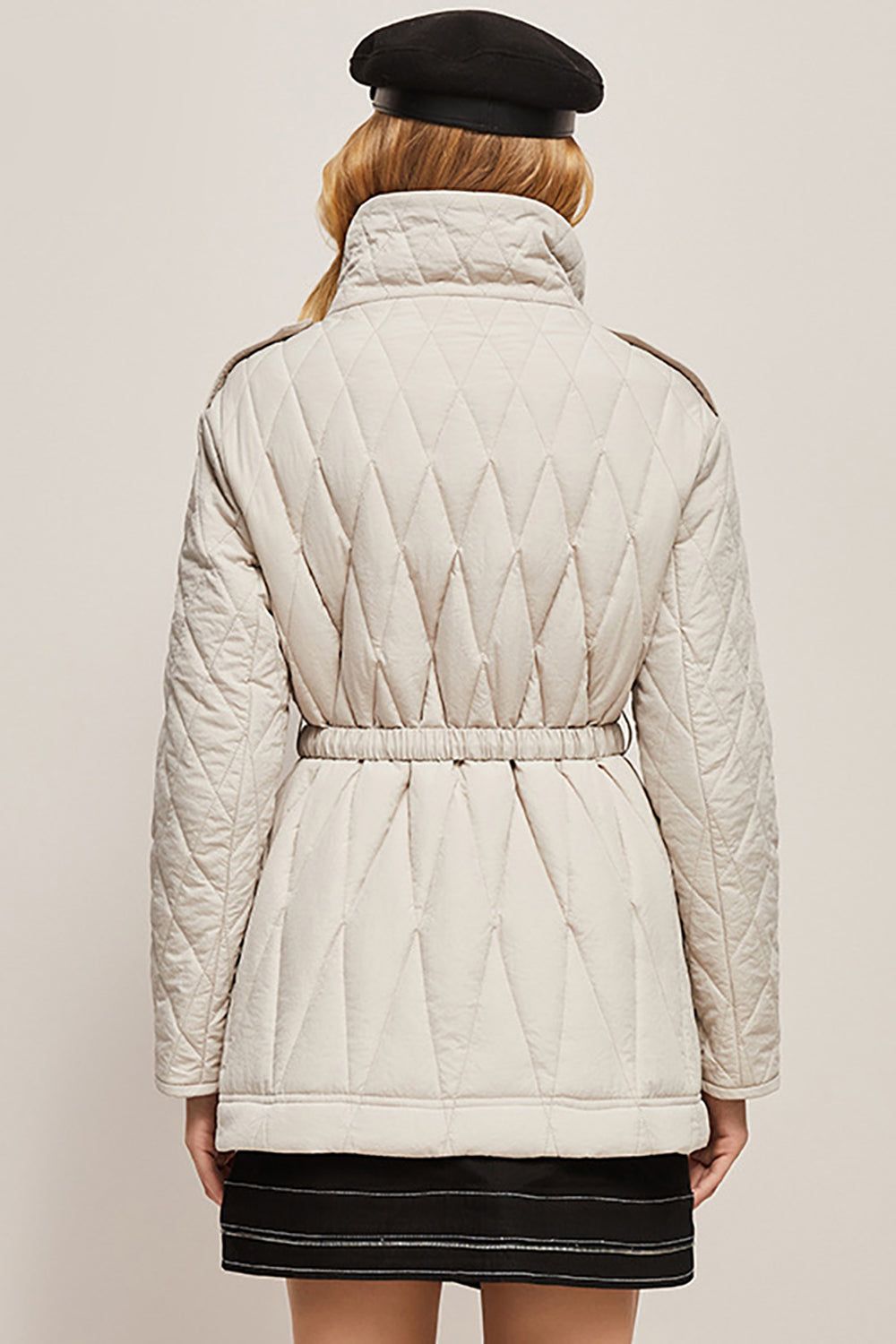 Slim Mid-Length Casual Down Quilted Coat sold by Zapaka product image thumbnail 2