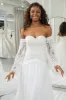 Ivory Sweetheart Detachable Flare Sleeves Boho Wedding Dress sold by Zapaka