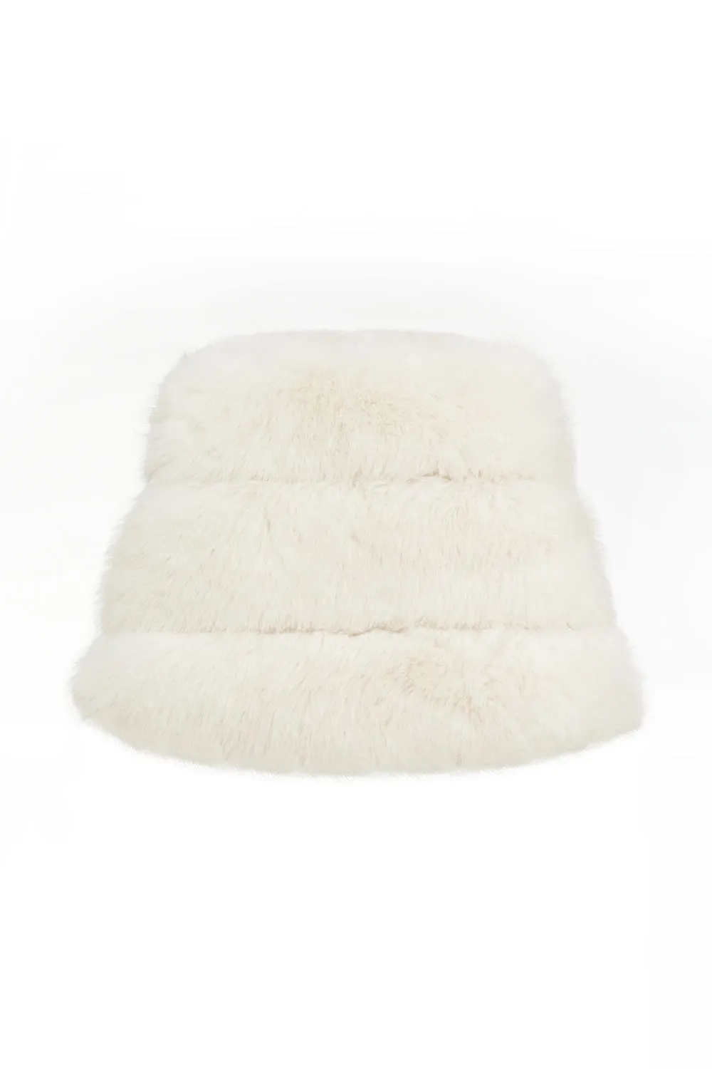 White Faux Fur Wrap sold by Zapaka product image thumbnail 2