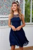 Navy Lace Dress sold by Zapaka