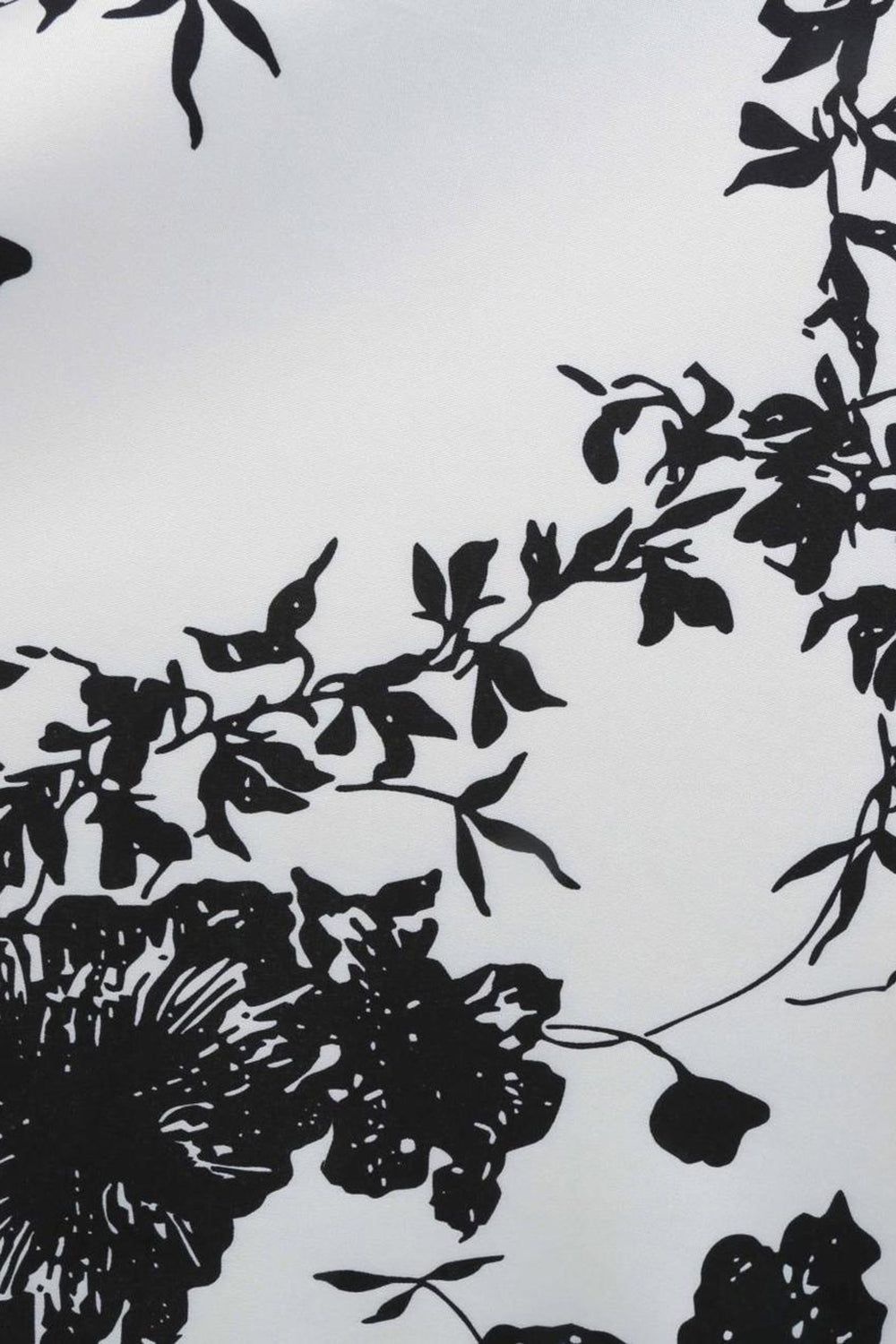 Black and White Floral Vintage 1950s Dress sold by Zapaka product image thumbnail 4