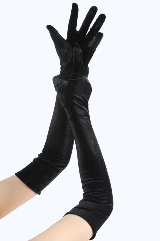 Black 1920s Party Gloves sold by Zapaka