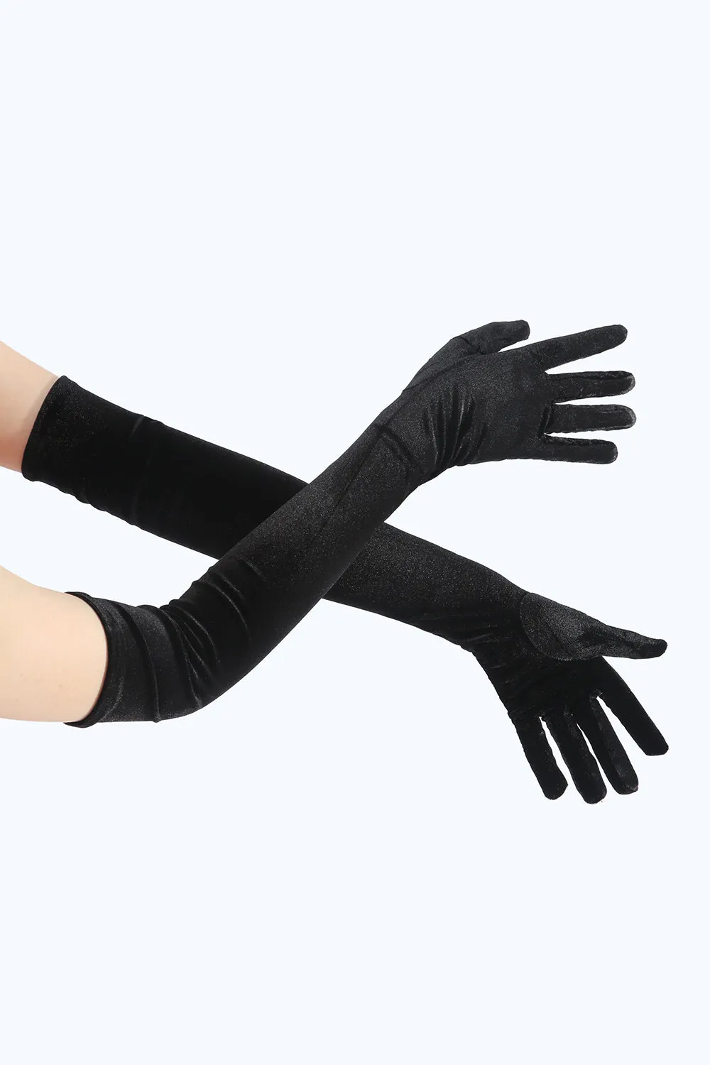 Black 1920s Party Gloves sold by Zapaka product image thumbnail 2