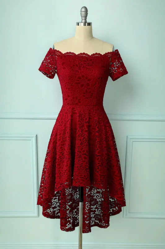 Off Shoulder Asymmetrical Dress sold by Zapaka