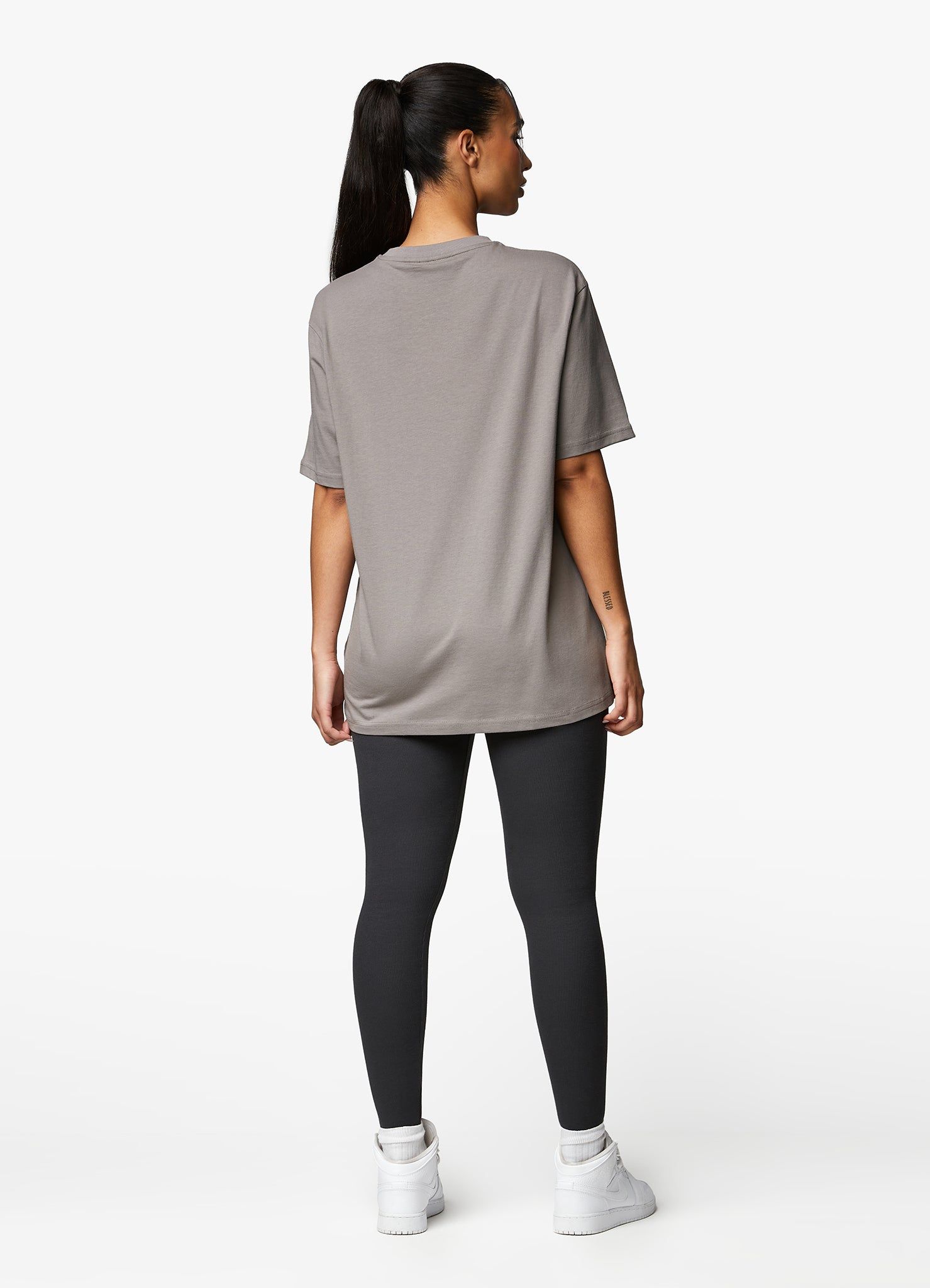 Gym King Shadow BF Tee - Taupe sold by The Gym King product image thumbnail 8