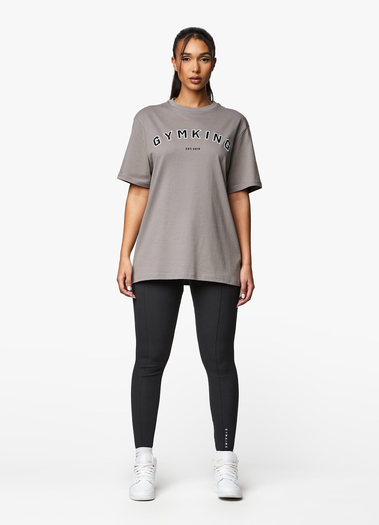 Gym King Shadow BF Tee - Taupe sold by The Gym King product image thumbnail 7