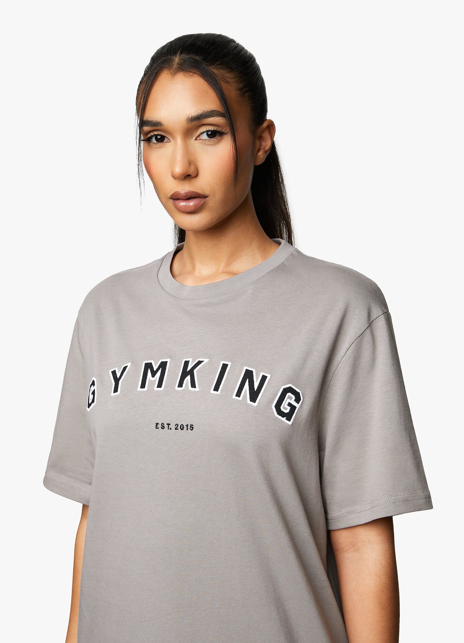 Gym King Shadow BF Tee - Taupe sold by The Gym King product image thumbnail 6