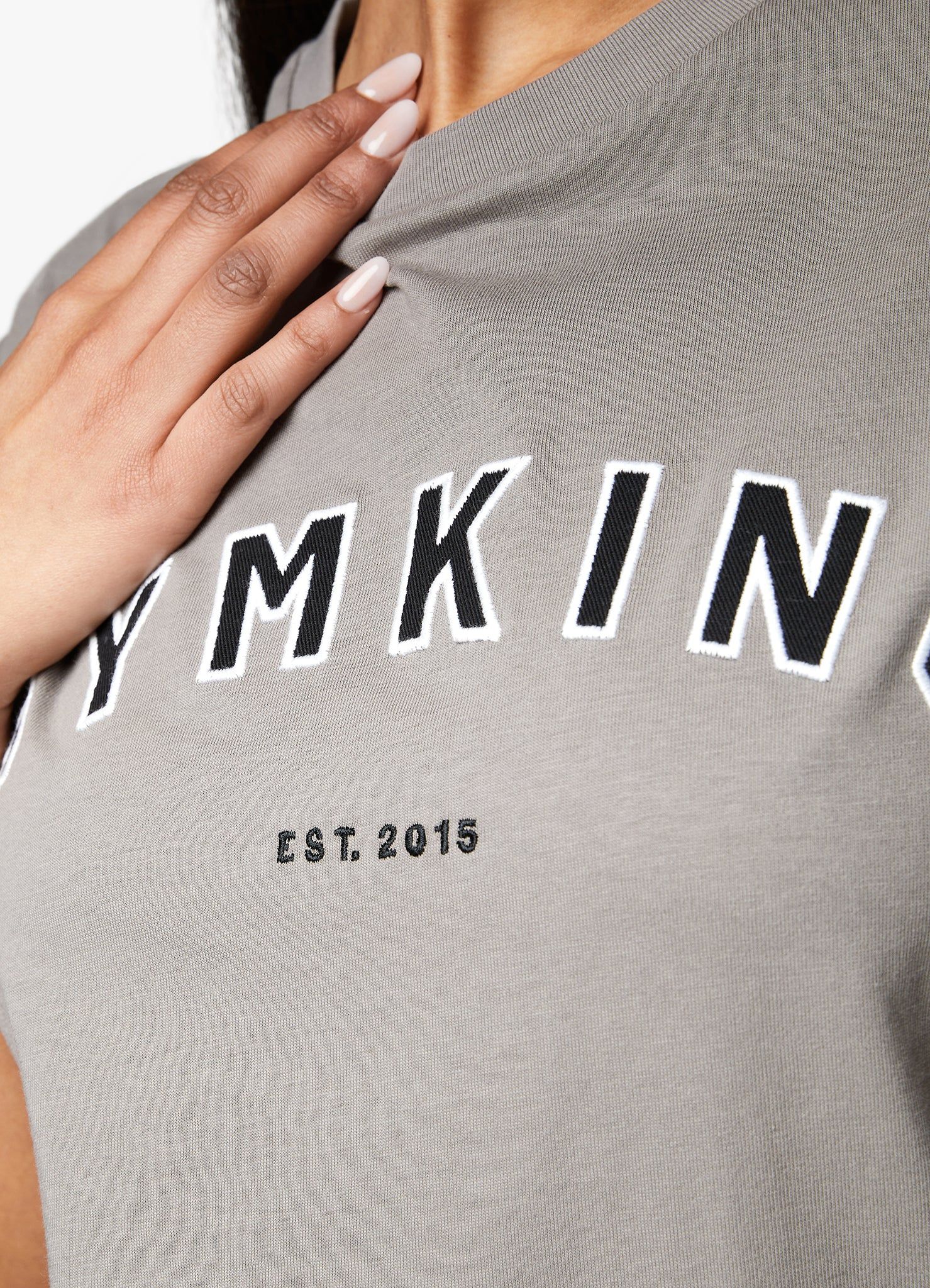 Gym King Shadow BF Tee - Taupe sold by The Gym King product image thumbnail 9