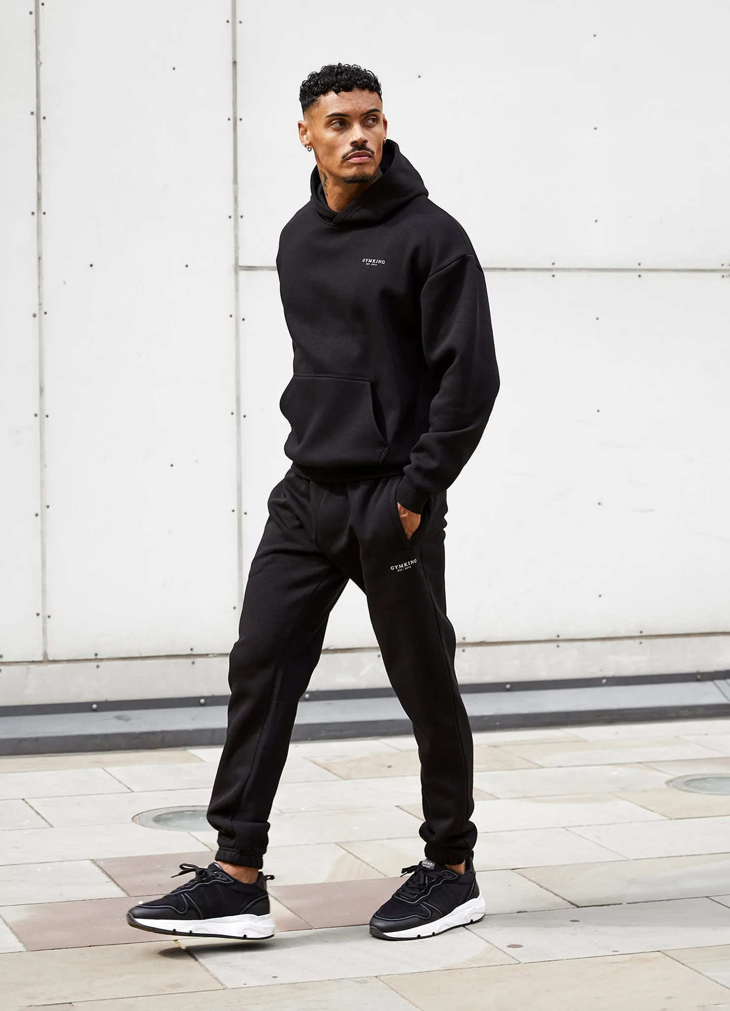 Gym King Established Tracksuit - Black sold by The Gym King