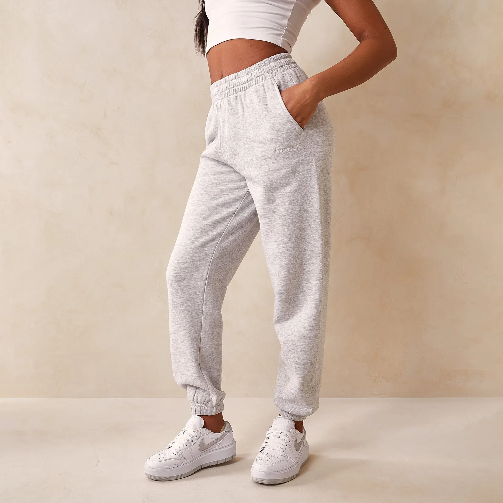 Gym King 365 Boyfriend Jogger - Snow Marl sold by The Gym King product image thumbnail 2