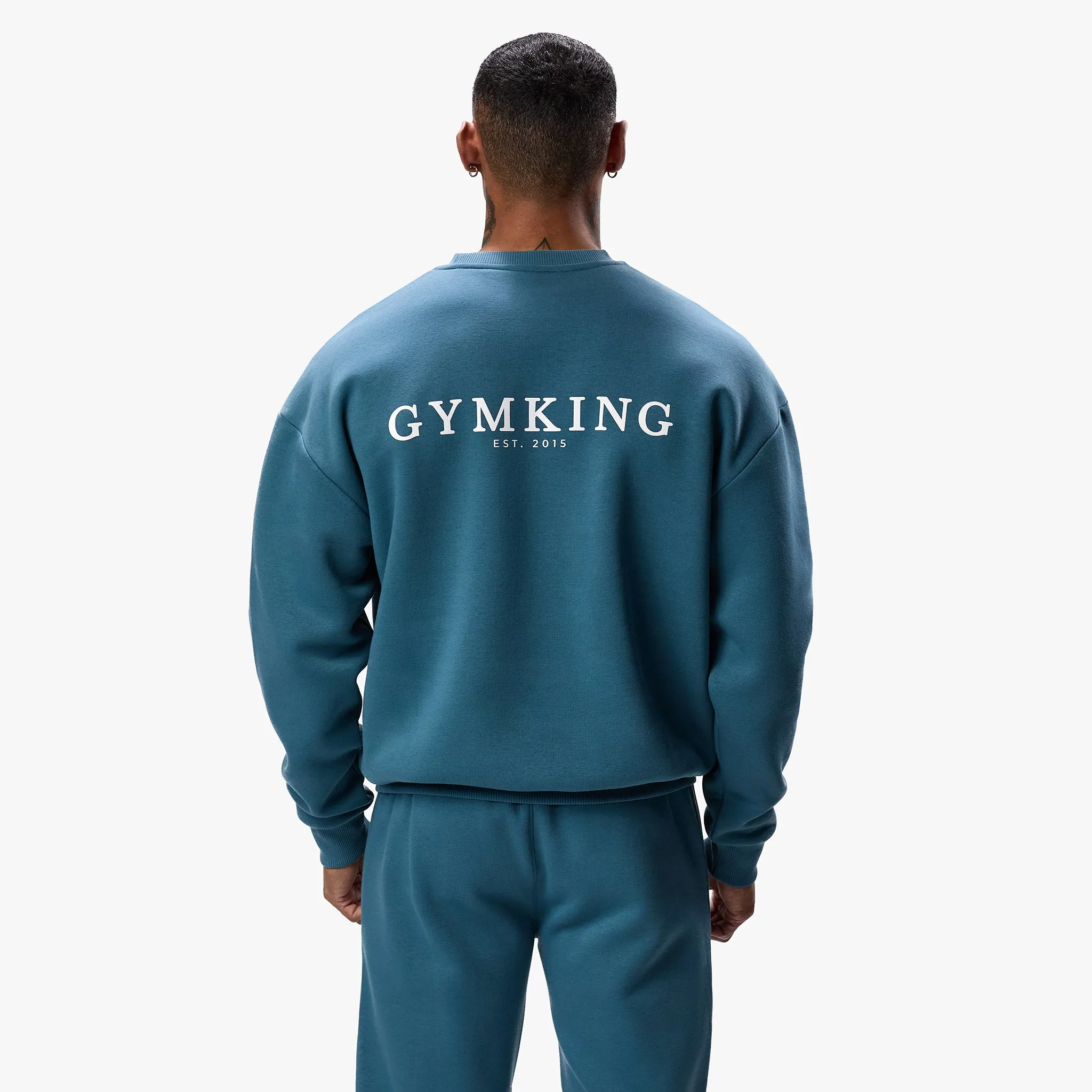Gym King Established Crew - Lake Blue sold by The Gym King product image thumbnail 2