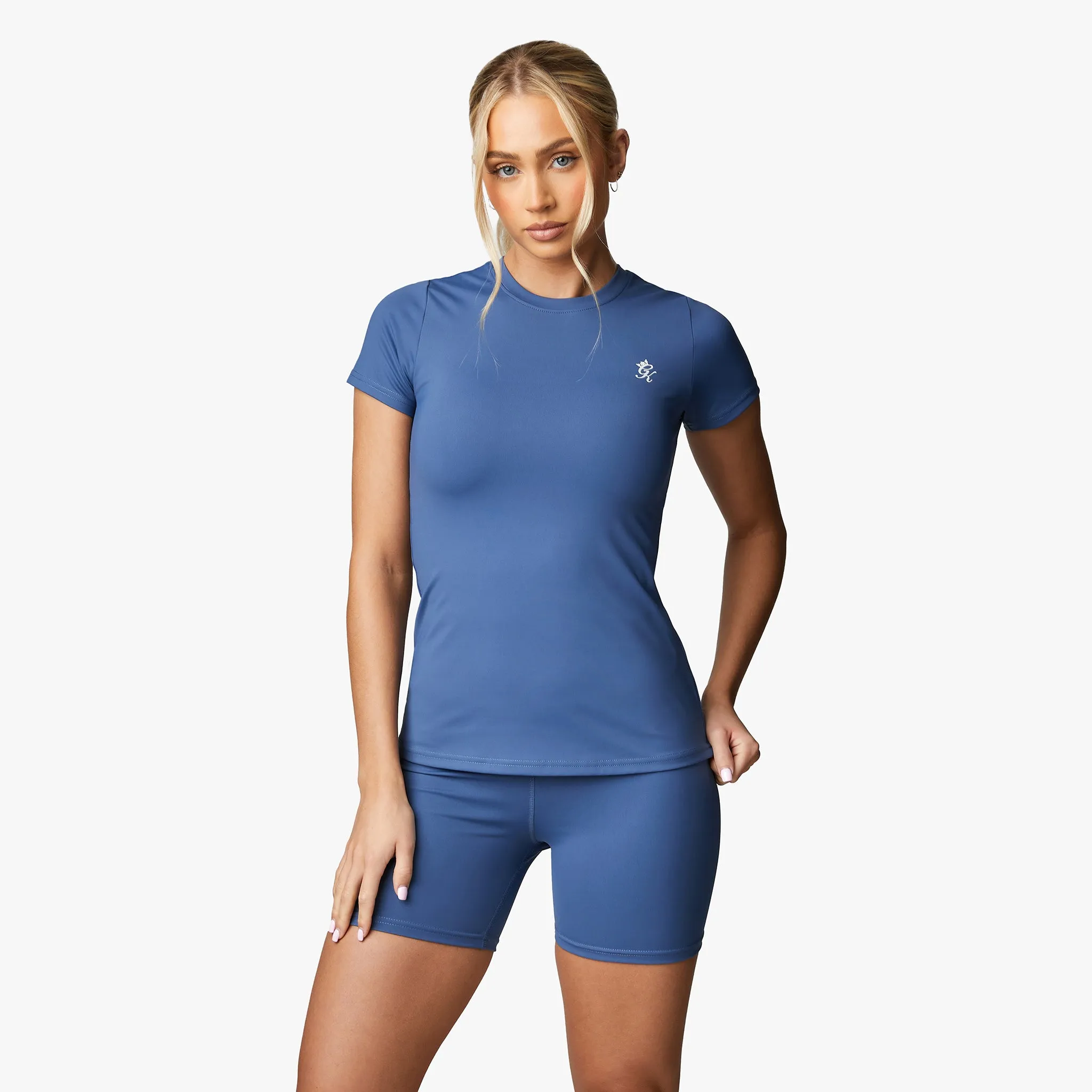 Gym King 365 Ss Tee - Blue Steel sold by The Gym King product image thumbnail 2