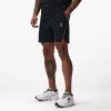 Gym King Flex 6" Short - Black/Silver sold by The Gym King