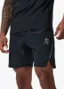 Gym King Flex 6" Short - Black/Silver sold by The Gym King
