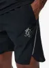 Gym King Flex 6" Short - Black/Silver sold by The Gym King