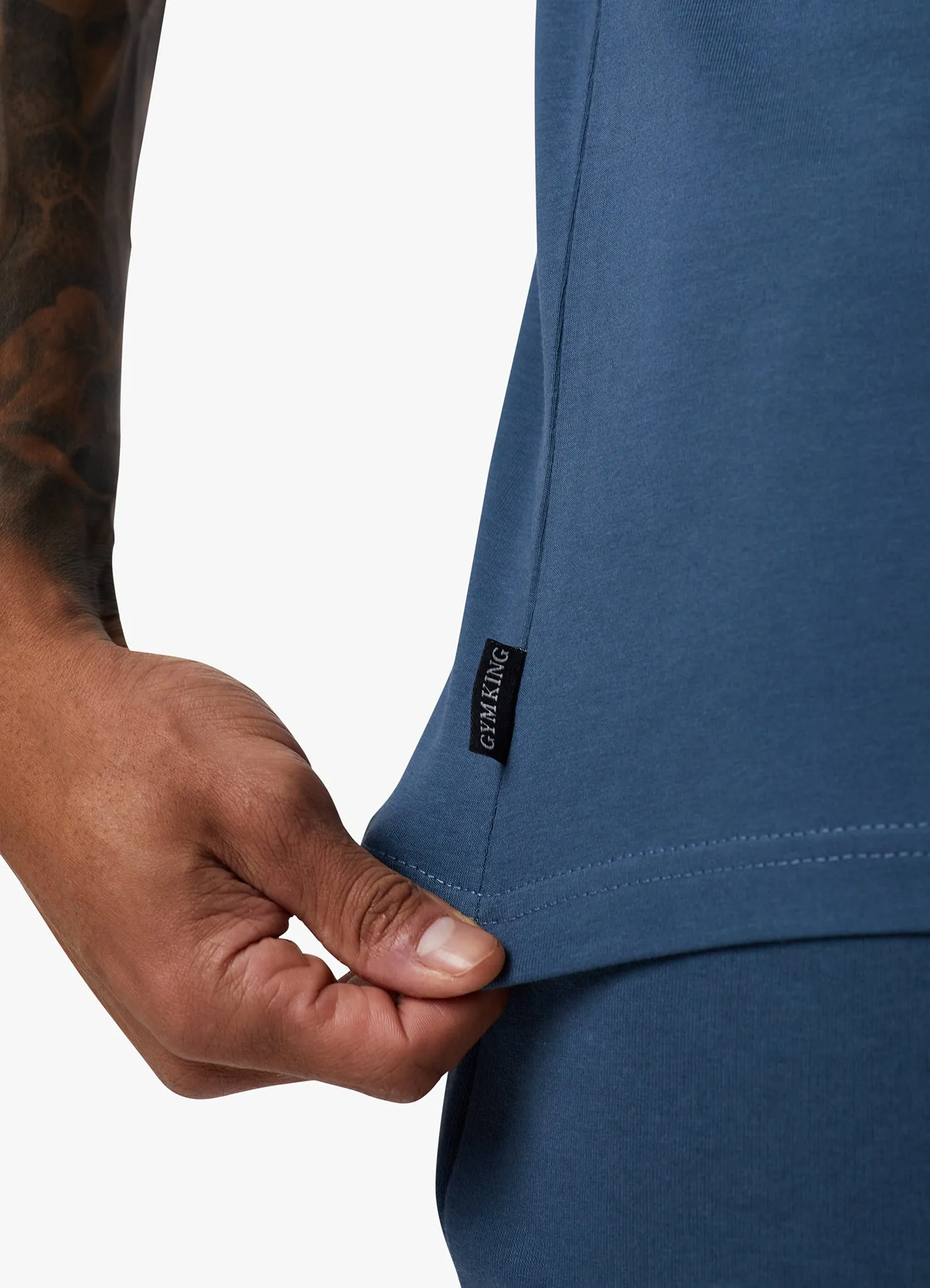 Gym King Fundamental Tee - Twilight Blue sold by The Gym King product image thumbnail 5